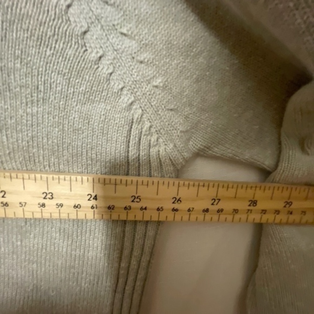 Nevada Vintage Mens V-Neck Long Sleeve Sweater Academia Beige 90s Size 2XL - Picture 5 of 9
